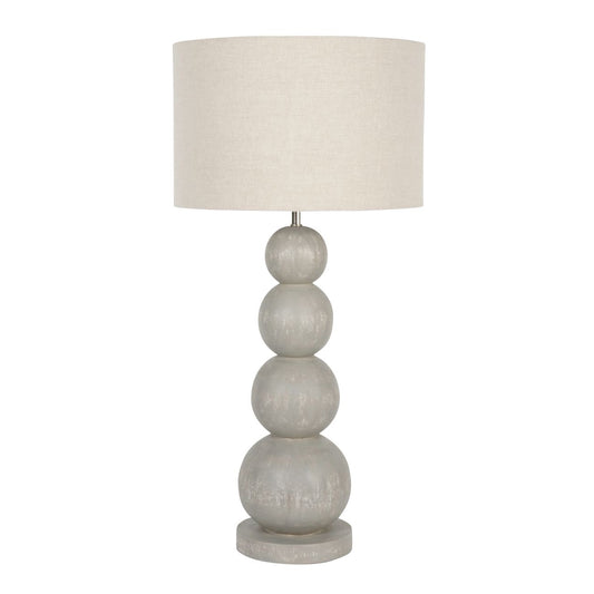 Barnabus Table Lamp Grey with Shade