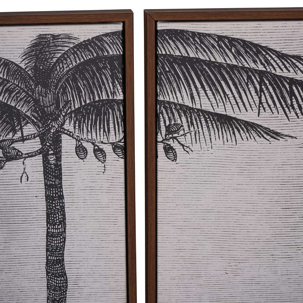 Palm Set of 4 Framed Canvas Wall Art 180x120cm by Libra, image 3