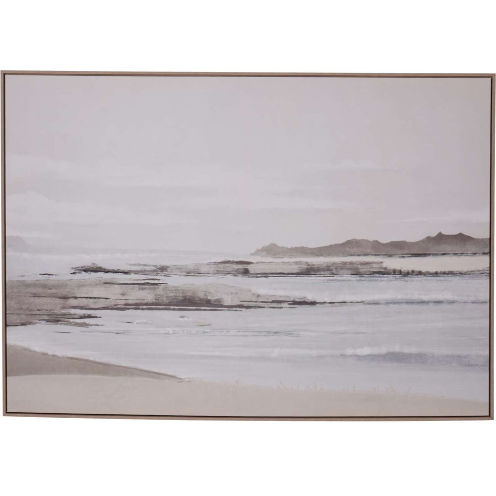 Blurred Seascape Framed Canvas Wall Art 140x100cm by Libra