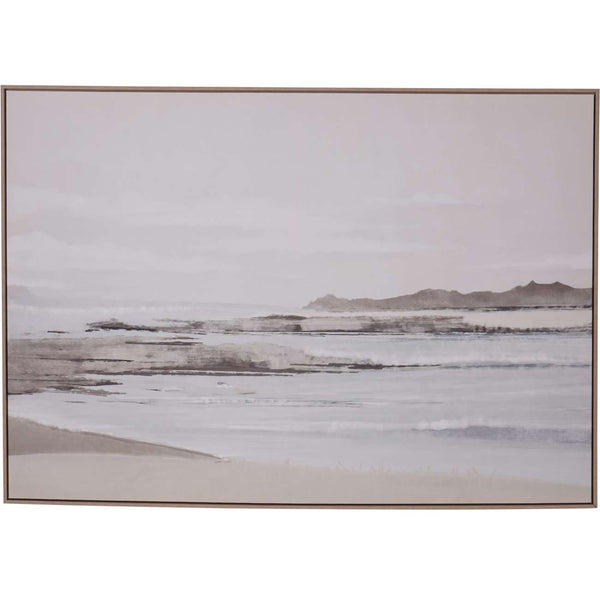 Blurred Seascape Framed Canvas Wall Art 140x100cm by Libra