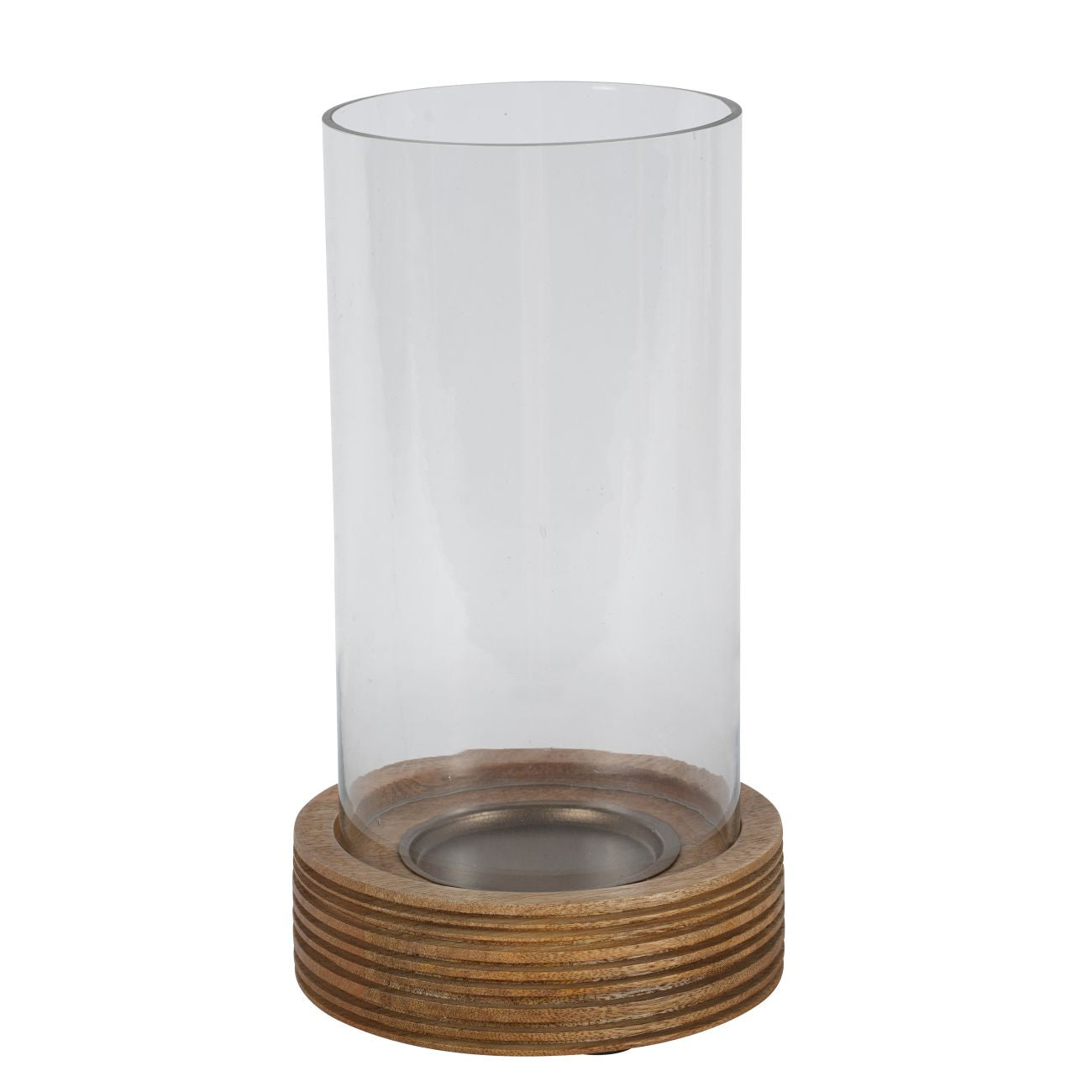 Glass & Wood Hurricane