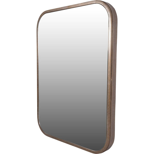 Belvedere Aged Gold Rectangular Mirror 102x75.5cm by Libra, image 2