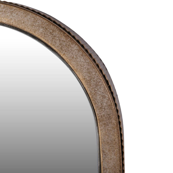 Belvedere Aged Gold Rectangular Mirror 102x75.5cm by Libra, image 4
