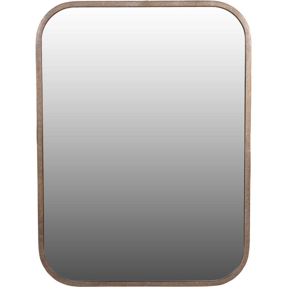 Belvedere Aged Gold Rectangular Mirror 102x75.5cm by Libra