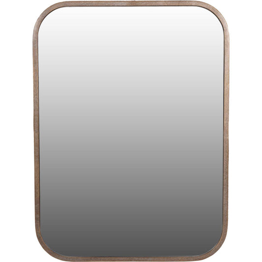 Belvedere Aged Gold Rectangular Mirror 102x76cm