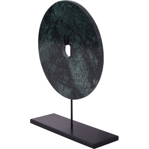 Castello Green Marble Disc by Libra, image 2