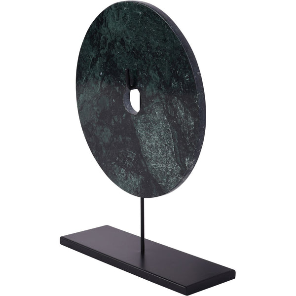 Castello Green Marble Disc by Libra, image 2