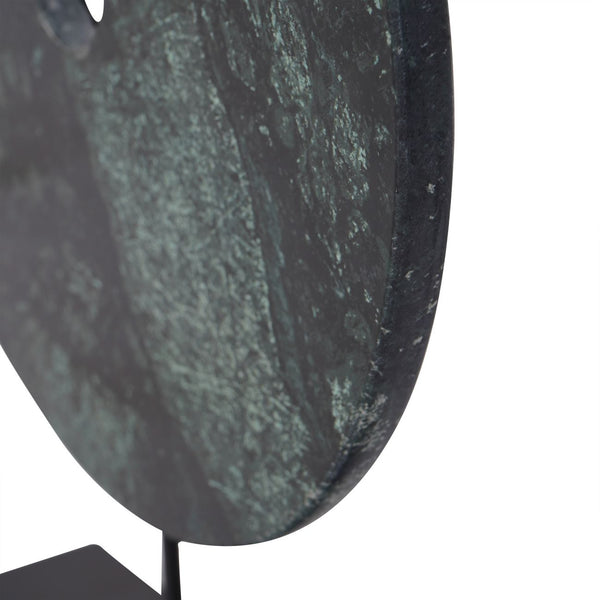 Castello Green Marble Disc by Libra, image 4