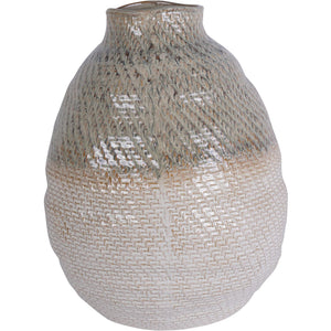Ceramic Woven Vase Extra Large by Libra