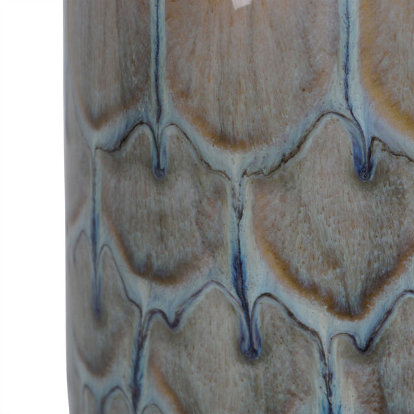 Armadillo Azure Ceramic Vase by Libra, image 4