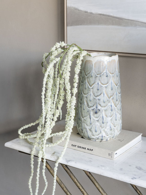 Armadillo Azure Ceramic Vase by Libra, image 5