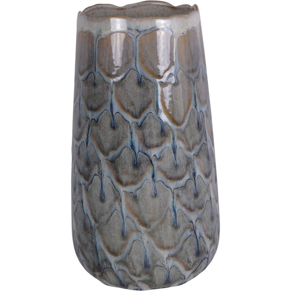Armadillo Azure Ceramic Vase by Libra