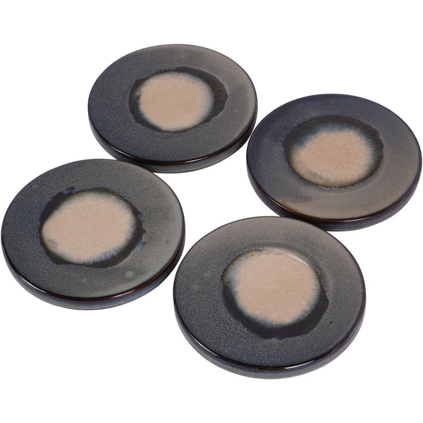 Medway Reactive Glaze Blue Coaster Set of 4 by Libra, image 2