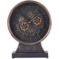 Palladium Mantel Clock with moving Dials Black Gold