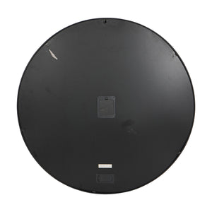 Palladium Wall Clock with Moving Cogs Black Nickel 100cm by Libra, image 2