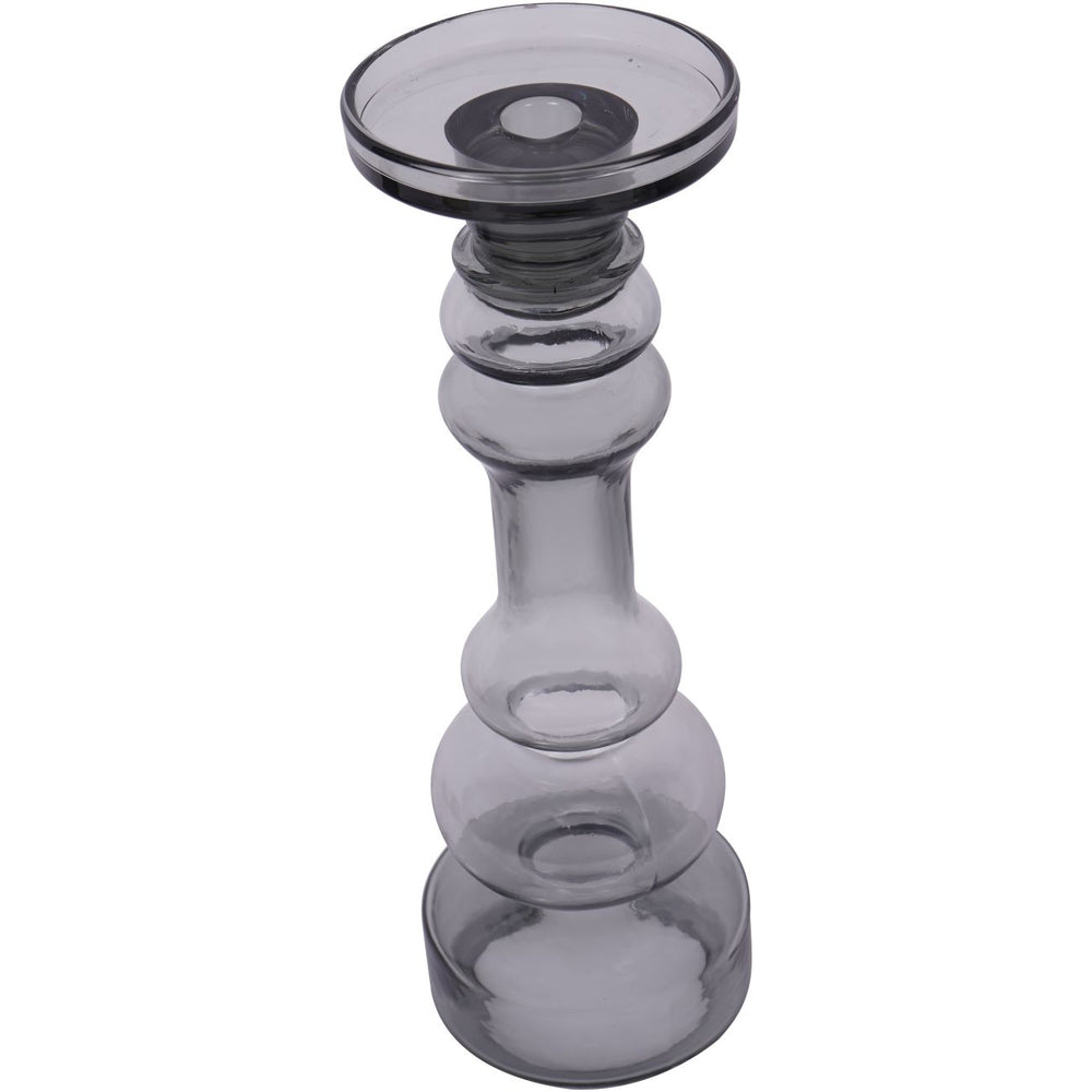 Vitrum Glass Candle Holder 35cm by Libra
