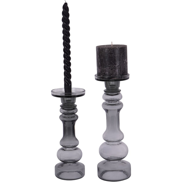 Vitrum Glass Candle Holder 35cm by Libra, image 7