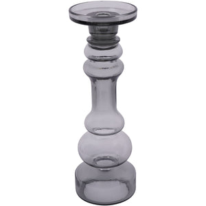 Vitrum Glass Candle Holder 35cm by Libra