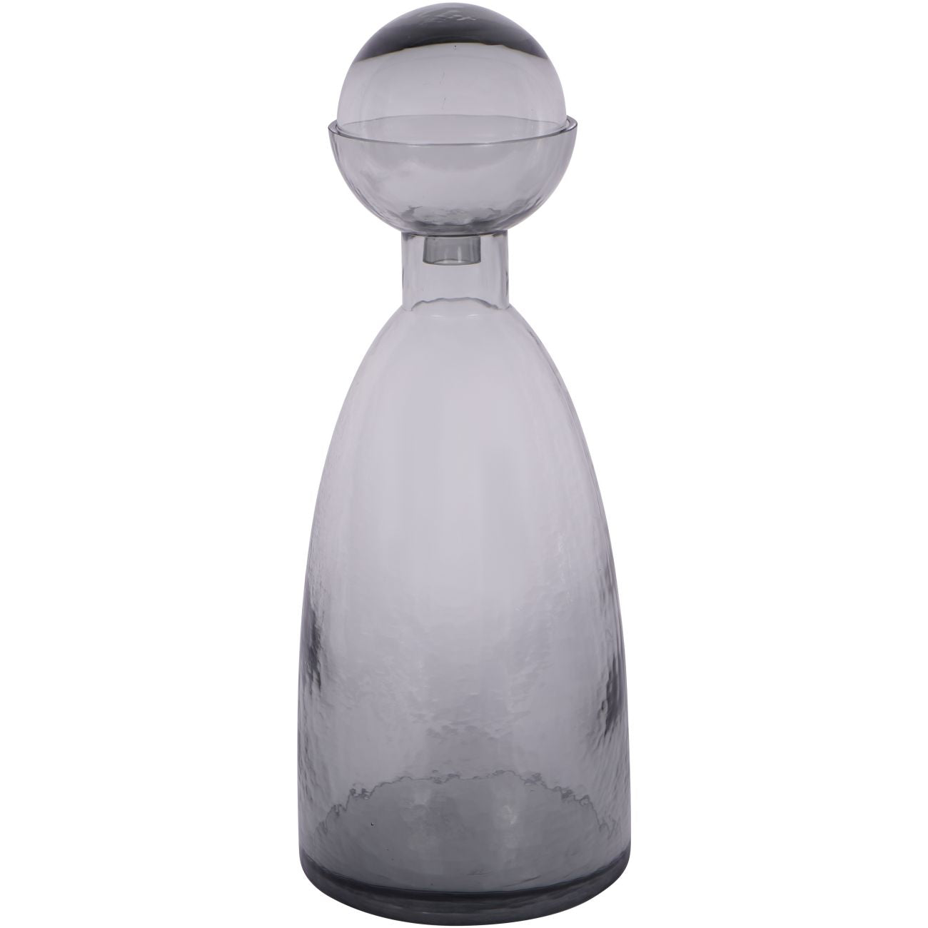 Vitrum Smoked Bottle Vase 43cm