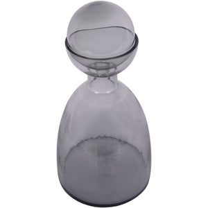 Vitrum Smoked Bottle Vase 37cm by Libra, image 2