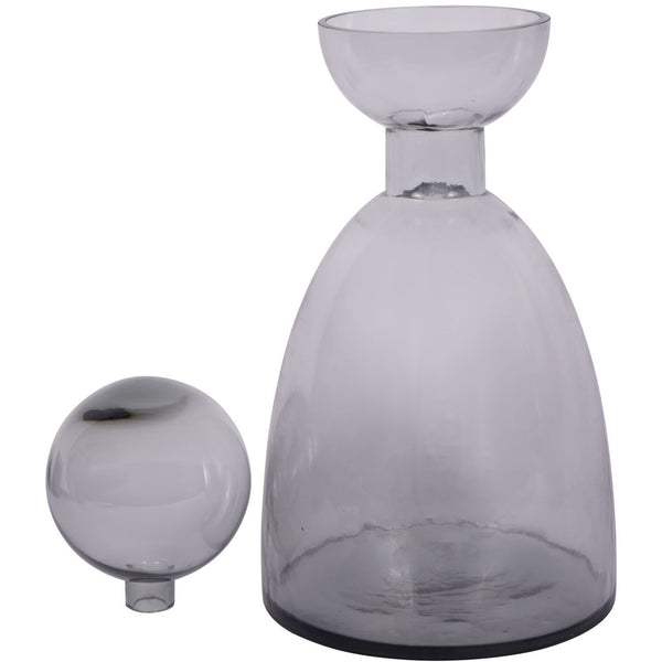 Vitrum Smoked Bottle Vase 37cm by Libra, image 3