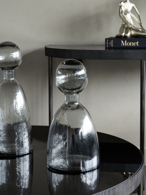 Vitrum Smoked Bottle Vase 37cm by Libra, image 6