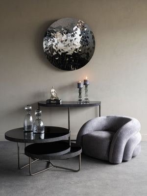 Vitrum Smoked Bottle Vase 37cm by Libra, image 7