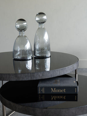 Vitrum Smoked Bottle Vase 37cm by Libra, image 8