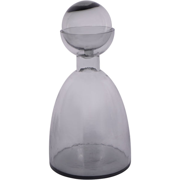 Vitrum Smoked Bottle Vase 37cm by Libra