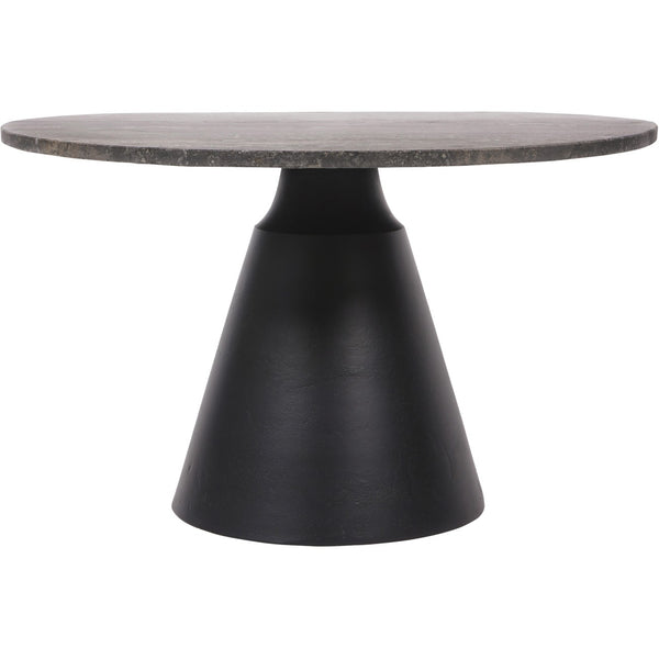 Clifton II Charcoal Black and Dark Travertine Coffee Table Small 60cm by Libra, image 2