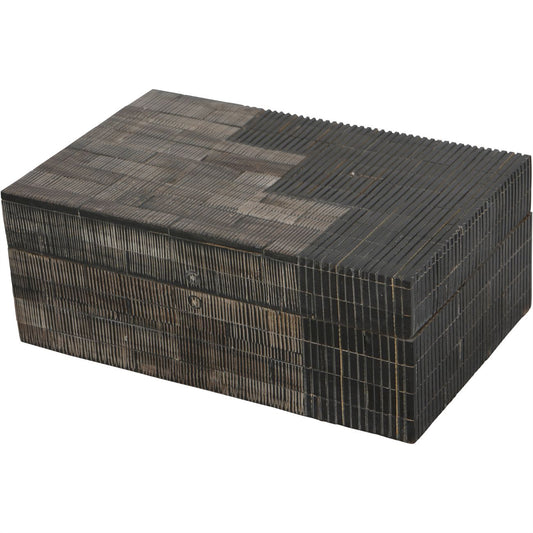 Textured Inlay Storage Box Large