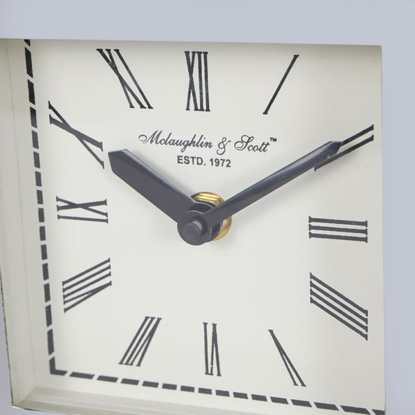 Plaza Nickel Mantel Clock by Libra, image 5