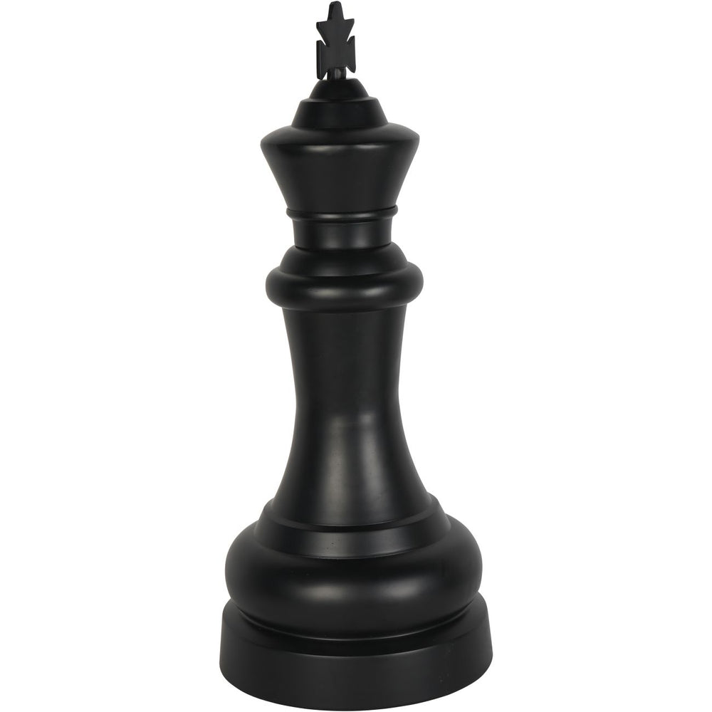 Decorative King Chess Piece in Black by Libra