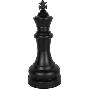 Decorative King Chess Piece in Black by Libra