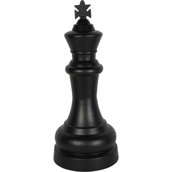 Decorative King Chess Piece in Black by Libra