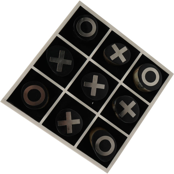 Hanson Horn Inlay Noughts and Crosses Set by Libra, image 2