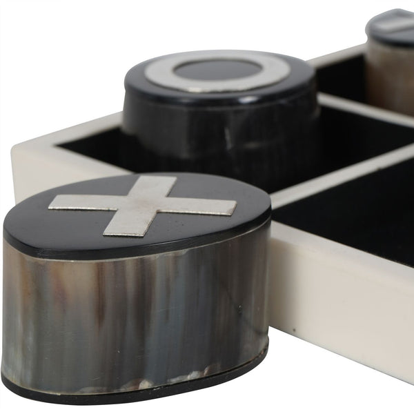 Hanson Horn Inlay Noughts and Crosses Set by Libra, image 5