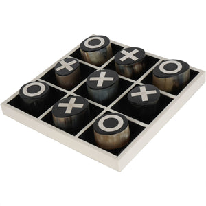 Hanson Horn Inlay Noughts and Crosses Set by Libra
