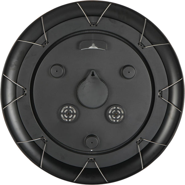Outdoor Clock with Temperature and Humidity Black 53.3cm by Libra, image 3