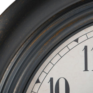Outdoor Clock with Temperature and Humidity Black 53.3cm by Libra, image 4