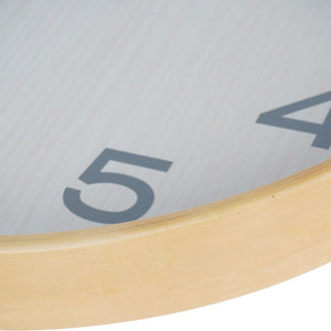 Grain Effect Wall Clock Light Natural 53cm by Libra, image 5
