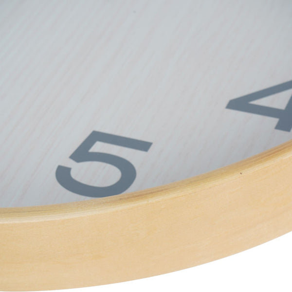 Grain Effect Wall Clock Light Natural 53cm by Libra, image 5