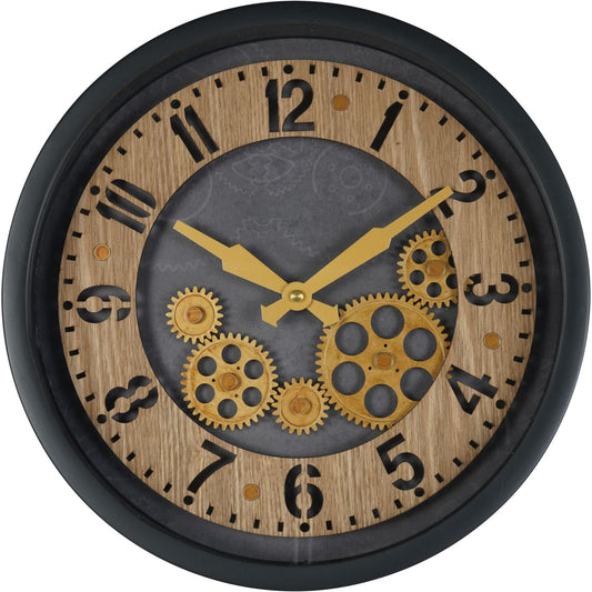 Palladium Mini  Dials Clock Black 32.8cm