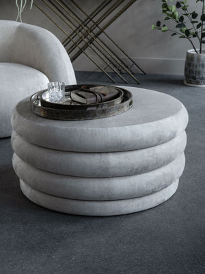 Casa Storage Ottoman in Cream by Libra, image 5