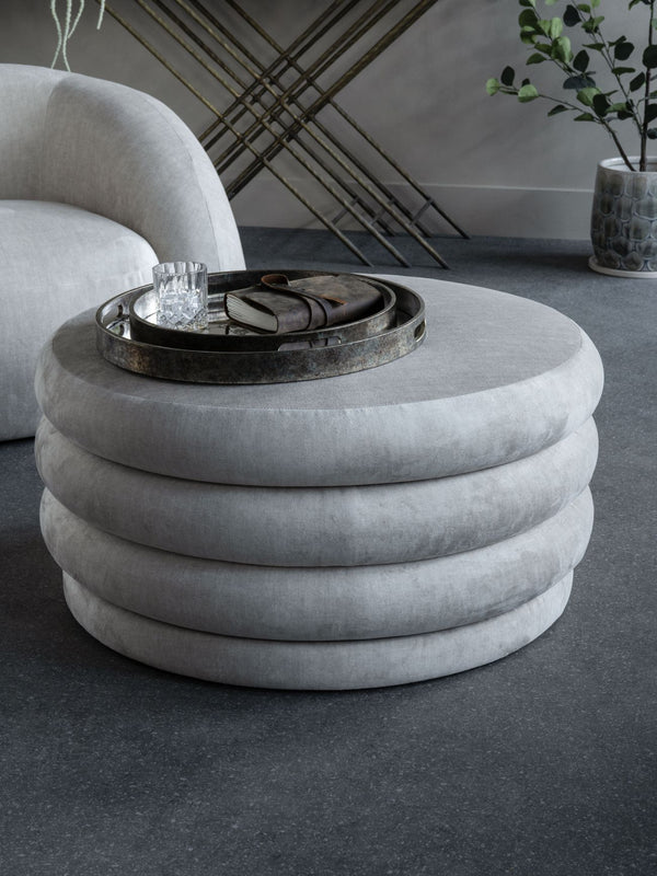 Casa Storage Ottoman in Cream by Libra, image 5
