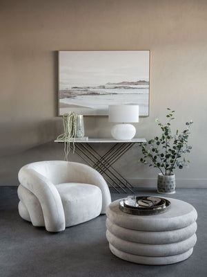 Casa Storage Ottoman in Cream by Libra, image 6