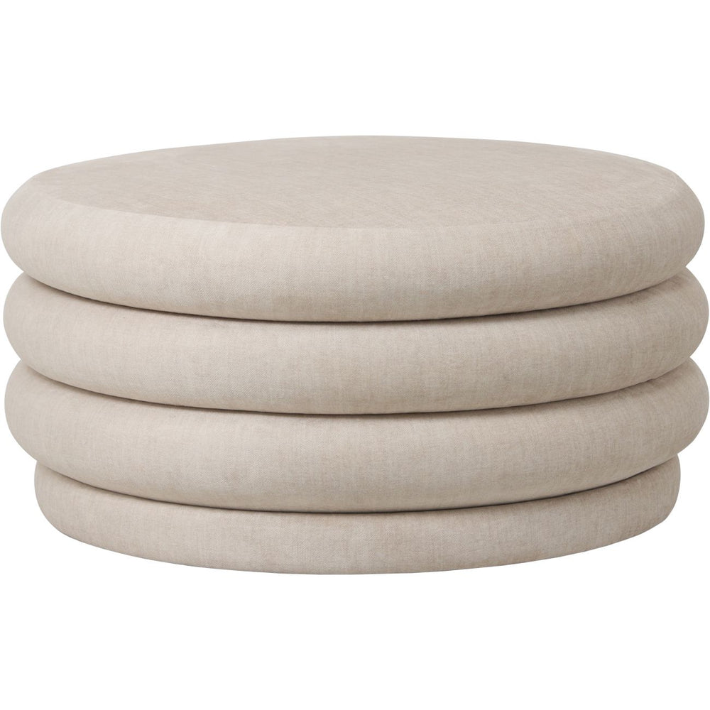 Casa Storage Ottoman in Cream by Libra
