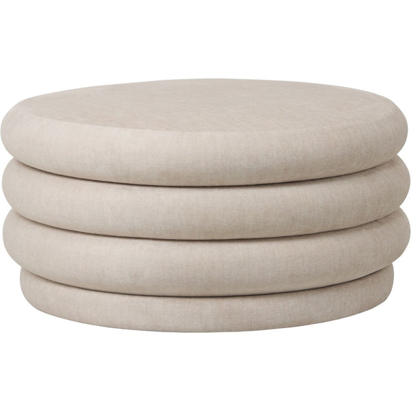 Casa Storage Ottoman in Cream by Libra