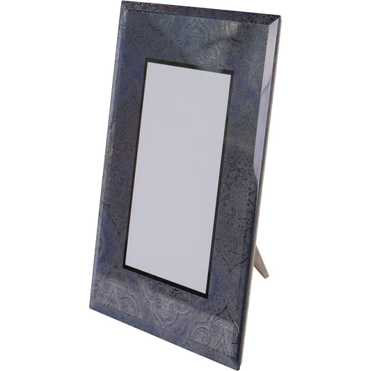 Mandala Pattern Smoked Mirror Photo Frame 6x4