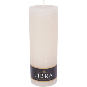 Natural Rustica Pillar Candle 7x19cm by Libra